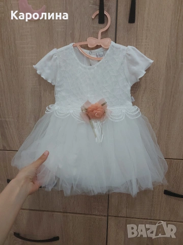 официална рокля за момиче 6-9м