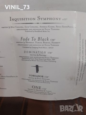  Apocalyptica – Inquisition Symphony, снимка 6 - Аудио касети - 32360061