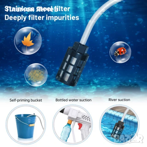 акумулаторна водоструйка с високо на0лягане 6 в 1 дюза, снимка 4 - Други инструменти - 53179404