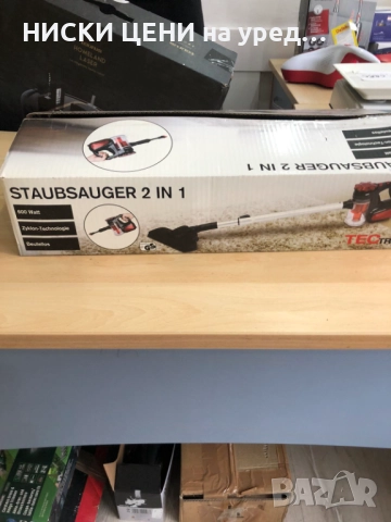 Прахосмукачка 2в1 без торба,циклонна технология TEC TRO 600W, снимка 3 - Прахосмукачки - 51753904