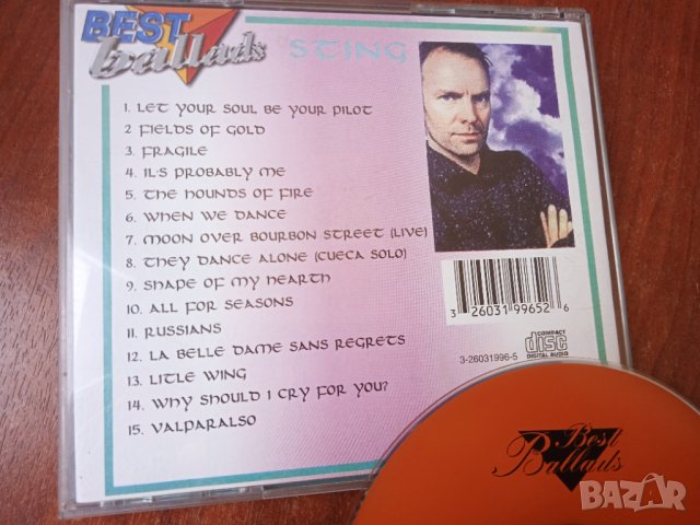 Sting – Best Ballads - матричен диск Стинг, снимка 2 - CD дискове - 43438880