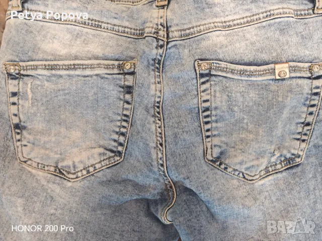 Дънки с надписи и камъни DShe, снимка 7 - Дънки - 50245190