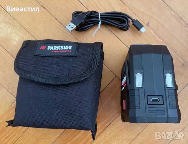 Два зелени лазерни нивелира Парксайд нови Parkside внос от Германия с тринога., снимка 15 - Измервателни инструменти - 49577470