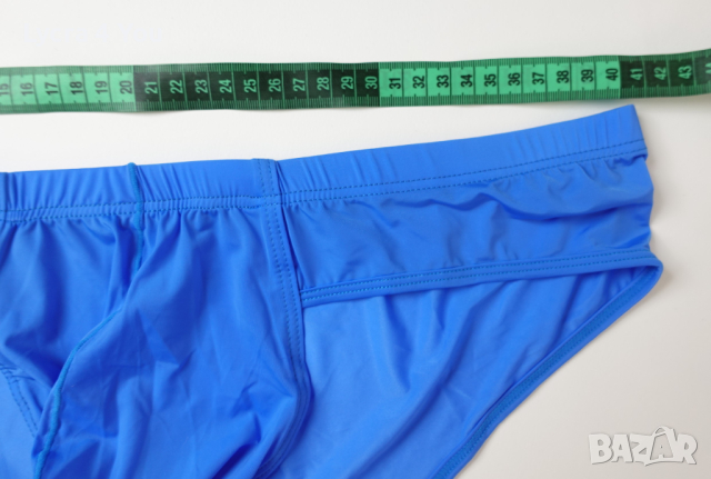 2XL/3XL сини мъжки слипове, тънка материя с ликра, снимка 14 - Бельо - 44867709