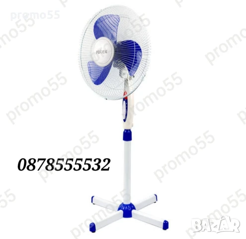 Вентилатор на стойка с регулиране на височината диаметър 40см. 40W, снимка 6 - Вентилатори - 51390919