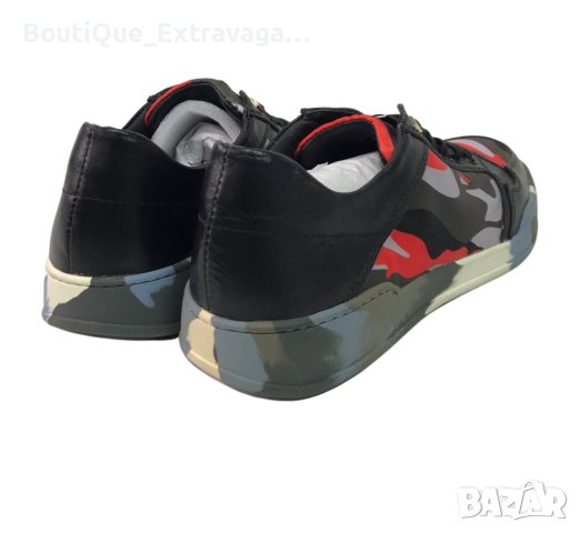 Мъжки обувки Philipp Plein Camouflage !!!, снимка 3 - Маратонки - 44033450