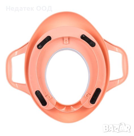 Детска седалка тоалетна чиния, Pink Rainbow Honey Baby, 41x37см, снимка 2 - За банята - 43667718
