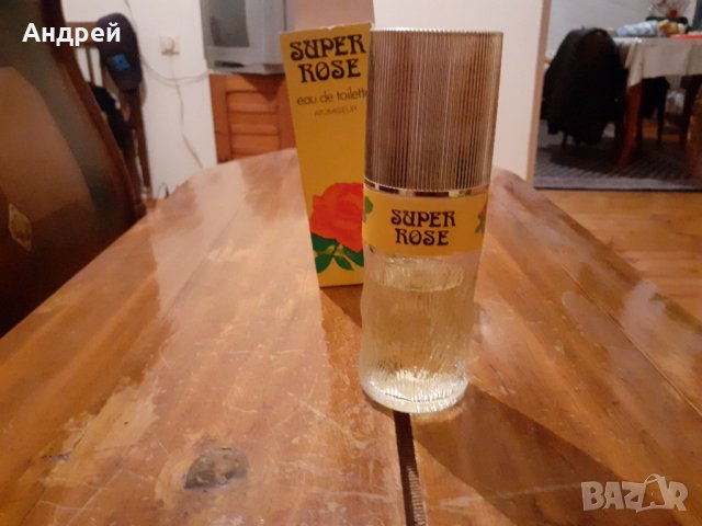 Стар одеколон Super Rose, снимка 3 - Други ценни предмети - 28186805