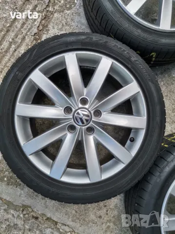 4бр ОРИГИНАЛНИ VW, МАГНЕЗИЕВИ джанти ФОЛКСВАГЕН 7x17,5x112, снимка 2 - Гуми и джанти - 50317224