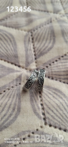 Обеци от медицинска стомана 