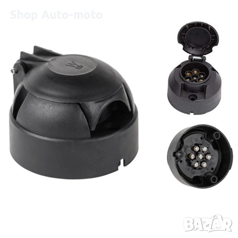 Букса за ремарке Automat-пластмасова, 7 PIN, 12V