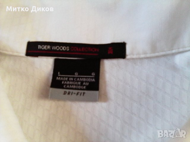 Тайгър Уудс колекция Голф тениска Найк размер ХЛ, снимка 5 - Голф - 28702929