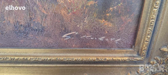 Голяма картина "Планински пейзаж", снимка 3 - Картини - 50455282