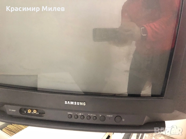 21"/55см телевизор с плоско-правоъг.кинескоп,Samsung/CK-566BT
