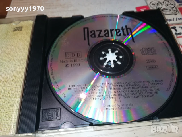 NAZARETH CD 1507251008, снимка 10 - CD дискове - 51024386