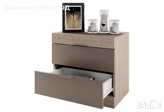 Нощно шкафче с две чекмеджета Сити 3074( различни цветове), снимка 11 - Шкафове - 46494073