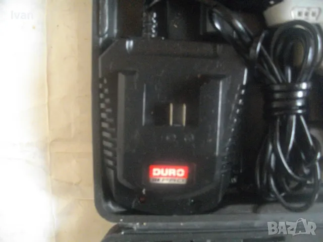 Li-ion 12V DuroPro DB12-4 НОВ НЕМСКИ ОРИГИНАЛЕН ВИНТОВЕРТ БОДИ С КУФАР И ЗАРЯДНО БЕЗ БАТЕРИЯ , снимка 7 - Винтоверти - 49703309