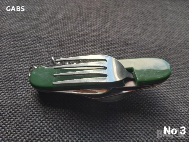 Туристически комплект за хранене с вилица и лъжица 6 в 1, снимка 12 - Екипировка - 50667871