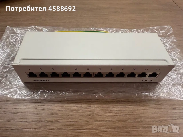 Пач панел за стенен монтаж 12 порта, снимка 3 - Суичове - 53064682