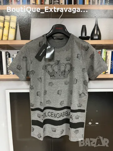 Мъжка тениска Dolce & Gabbana the Crown !!!