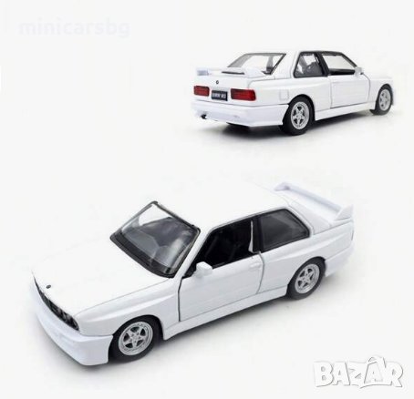 Метални колички: BMW M3 1987 (БМВ), снимка 7 - Колекции - 43745380