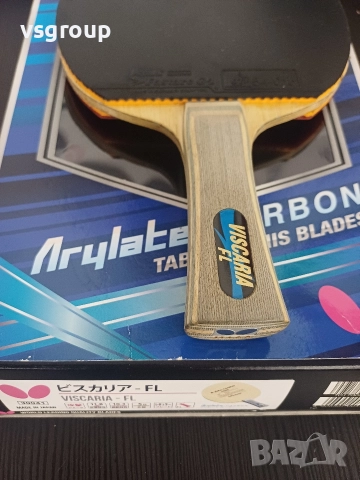 Butterfly Viskaria FL + гуми Nittaku Fastarc G 1, снимка 8 - Тенис - 52591360