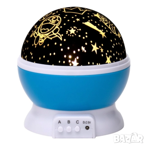 Нощна лампа детски планетариум