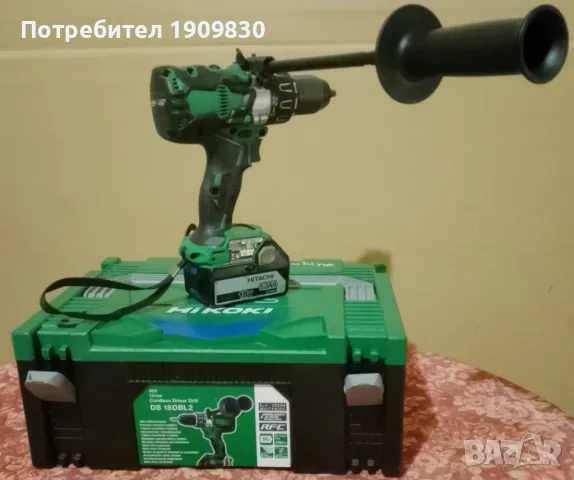 Акумулаторен винтоверт HITACHI/HIKOKI DS18DBL2, снимка 2 - Винтоверти - 49351096