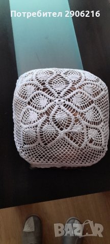 Плетени покривки и карета на една кука, снимка 3 - Покривки за маси - 43674055