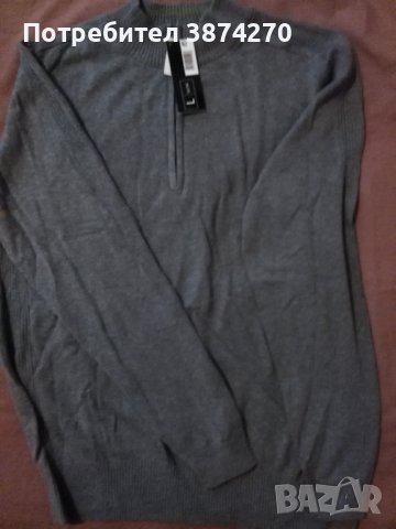 Мъжка блуза Livergy размер L 100% памук, снимка 1 - Блузи - 43103781