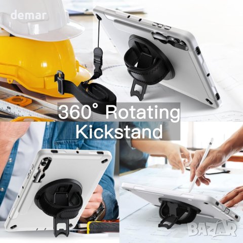 Калъф за Samsung Galaxy Tab S9 Plus 12,4-инча с вграден протектор за екрана и държач за S Pen, снимка 8 - Калъфи, кейсове - 43134165