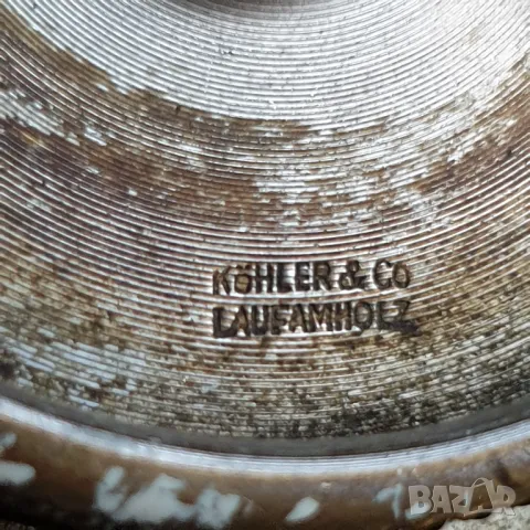 Настолен часовник KÖHLER & CO. / LAUFAMHOLZ,от WW2, снимка 8 - Антикварни и старинни предмети - 49198463