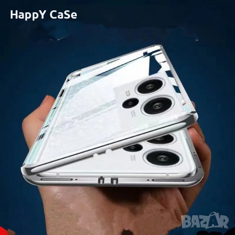 Xiaomi Redmi Note 13 Pro 4G 5G / 13 Pro+ / 13 5G / Двоен 360 магнитен кейс калъф с камера протектор, снимка 6 - Калъфи, кейсове - 43789376