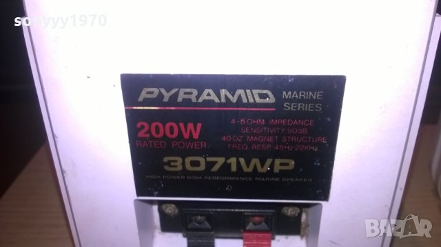 PYRAMID 3071WR-MARINE SERIES-2БР ВНОС ШВЕЦИЯ, снимка 11 - Тонколони - 27747073