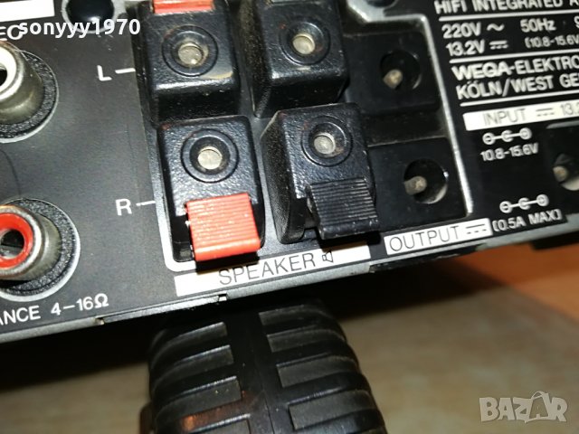 SOLD//поръчан-wega v33 hifi west germany 1704212027, снимка 12 - Ресийвъри, усилватели, смесителни пултове - 32586427