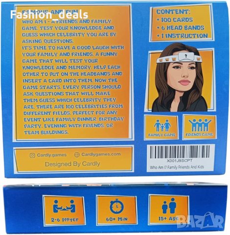 Нова Забавна настолна игра за приятели семейство Парти за знаменитости, снимка 4 - Настолни игри - 37846830