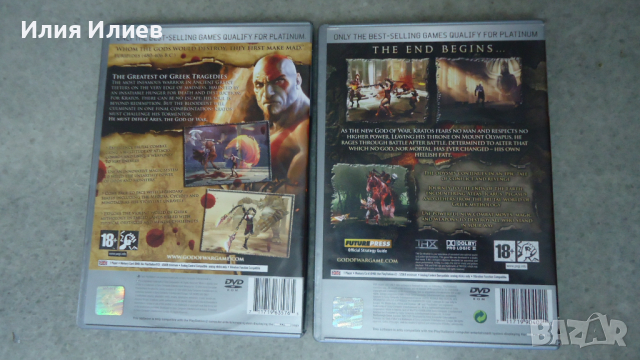 God of War 1/2 Platinum за Playstation 2, снимка 2 - Игри за PlayStation - 44910651