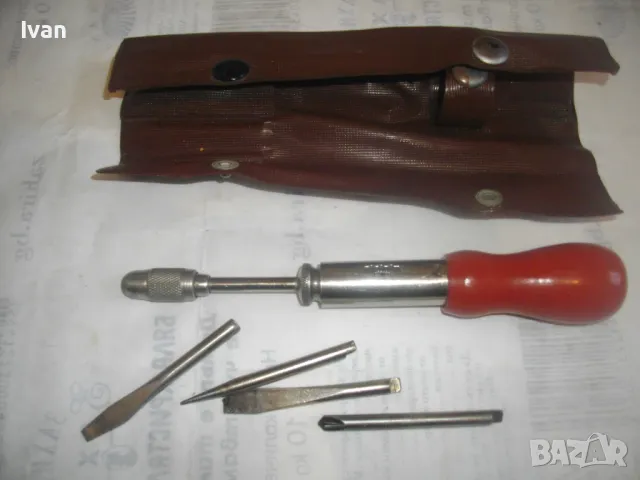 НОВА РУСКА СССР РЪЧНА РЕВЕРСИВНА ОТВЕРТКА С НАКРАЙНИЦИ, снимка 3 - Отвертки - 48552653