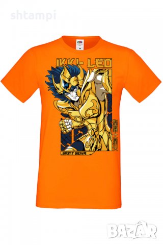 Мъжка тениска Saint Seiya Leo Aiolia 01,Анимация,игра,Празник,Повод,, снимка 9 - Тениски - 38122923