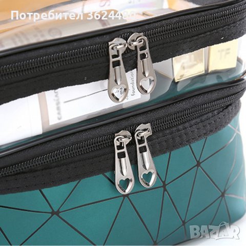 Двуетажна козметична чанта, снимка 12 - Други стоки за дома - 39986156