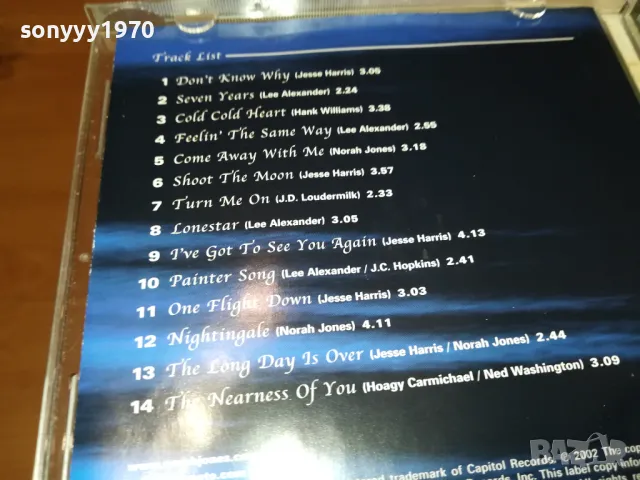 NORAH JONES ORIGINAL CD-ВНОС GERMANY 2702251832, снимка 13 - CD дискове - 49304590