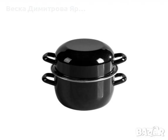 Емайлирана тенджера за миди 5 л, Ø22 см, за индукционни котлони, снимка 4 - Съдове за готвене - 51055432