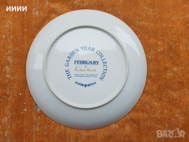 Порцеланова чиния картина, снимка 3 - Антикварни и старинни предмети - 53604553