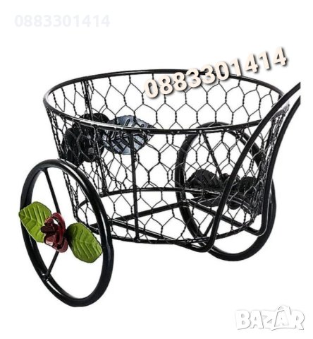 Декоративно градинско колело саксия, Цветарник, снимка 3 - Други - 40555550