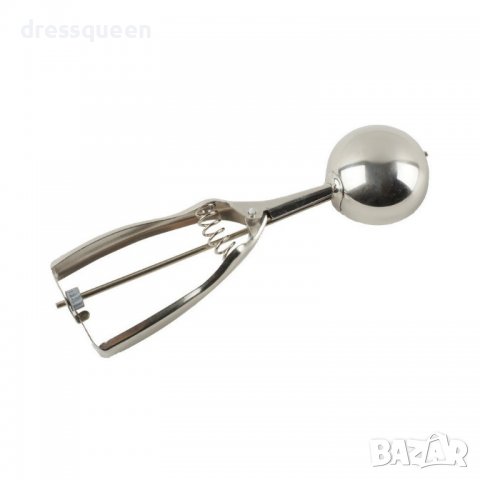 1792 Лъжица за сладолед - метална - с механизъм, снимка 3 - Прибори за хранене, готвене и сервиране - 34659610