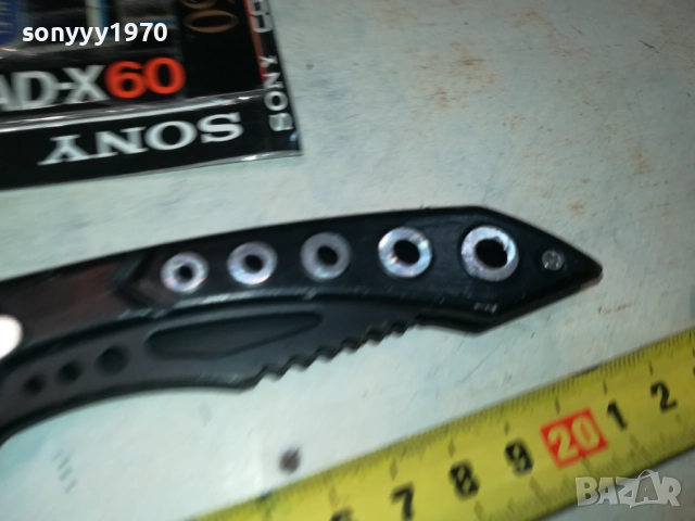 МЕТАЛНА ЧЕРНА АВТОМАТИЧНА НОЖКА 0509251737, снимка 17 - Оборудване и аксесоари за оръжия - 51618440