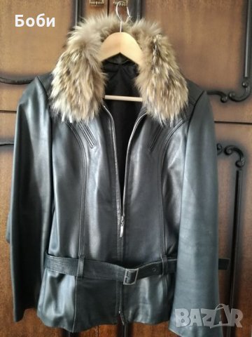 Дамско кожено яке, снимка 3 - Якета - 28262809