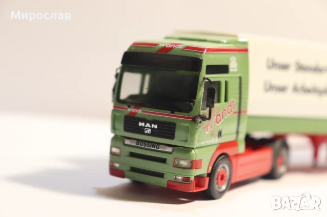 HERPA H0 1/87 MAN ВЛЕКАЧ KАМИОН МОДЕЛ TIR, снимка 8 - Колекции - 51073968