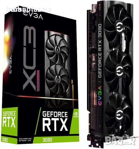 EVGA GeForce RTX 3090 XC3 Ultra Gaming, 24576 MB GDDR6X, снимка 1 - Видеокарти - 32560845