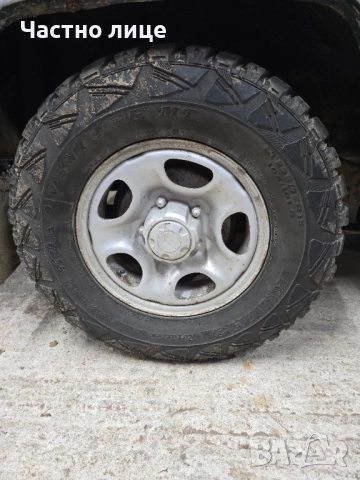 4 броя гуми 235/75/15 Kumho с джанти 5х139.7 за фероза, витара, джимни,нива, снимка 14 - Гуми и джанти - 52535586